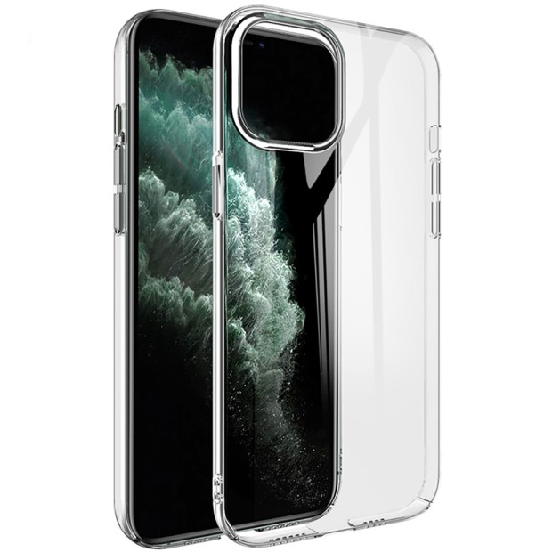 Чехол Original Round Clear Case Apple iPhone 12 / 12 Pro (Прозрачный)