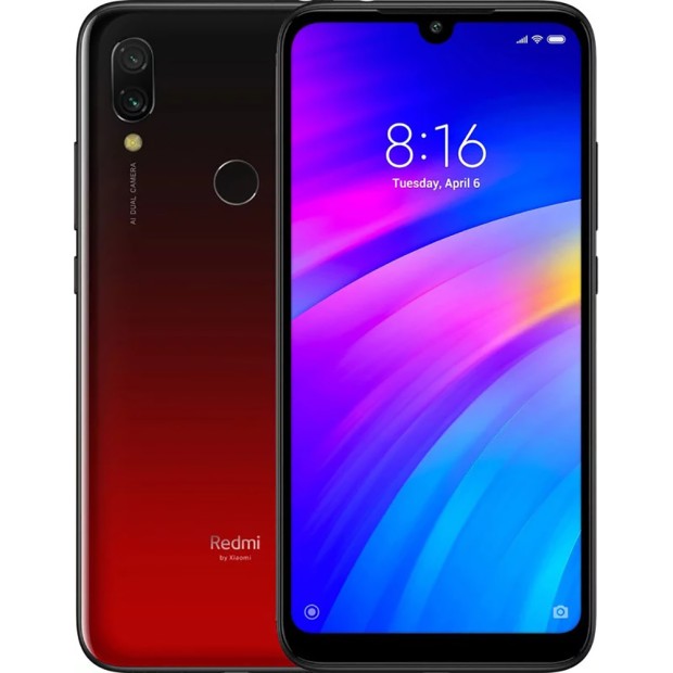 Мобильный телефон Xiaomi Redmi 7 3/64Gb (Lunar Red)