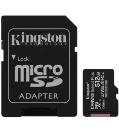 Карта памяти Kingston Canvas Select Plus MicroSDXC 512GB (UHS-1) (Class 10) + SD..