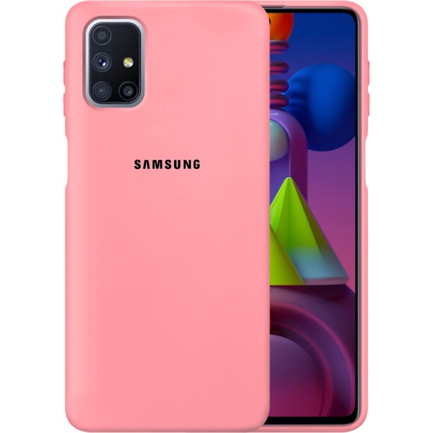 Силикон Original Case Samsung Galaxy M51 (2020) (Розовый)