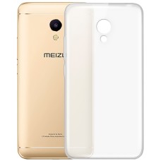 Силиконовый чехол WS Meizu M5 (Белый матовый)