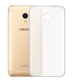 Силиконовый чехол WS Meizu M5 (Белый матовый)