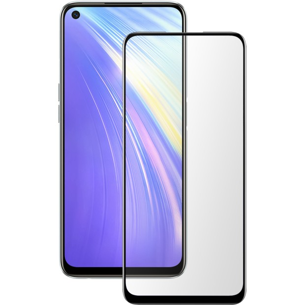 Защитное стекло 5D Japan HD Realme 5/5i/5S/6i/9i 5G/10 5G/10S 5G/10T/C3/C11/C12/C15/C20/C21 (Black)