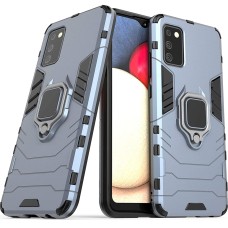 Бронь-чехол Ring Armor Case Samsung Galaxy A02S (2020) (Пыльная бирюза)