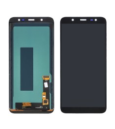 Дисплей для Samsung J810 Galaxy J8 (2018) с чёрным тачскрином, с регулируемой по..
