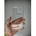 Чехол силиконовый 6D Apple iPhone 15 Pro Max (Прозрачный)