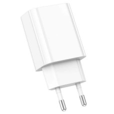 СЗУ-адаптер USB Borofone BA65A PD 20W (1Type-C) (Белый)