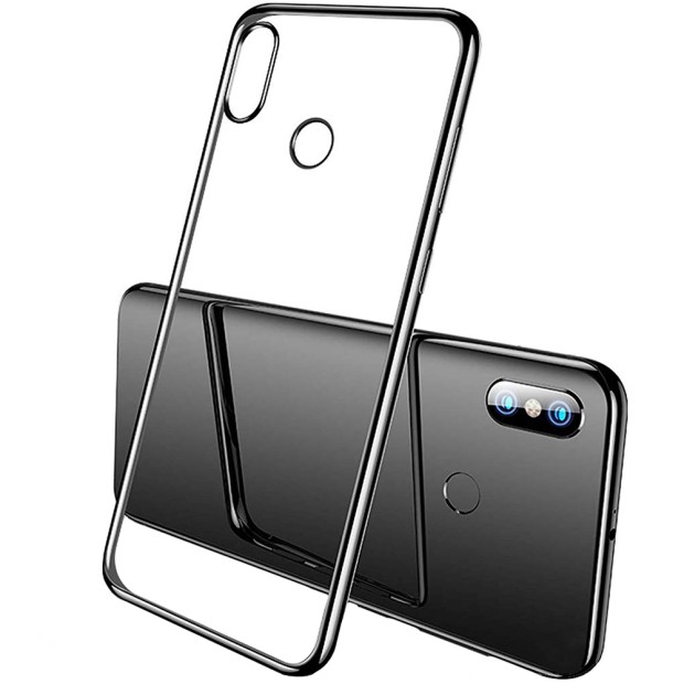 Силиконовый чехол UMKU Line Xiaomi Mi8 (чёрный)