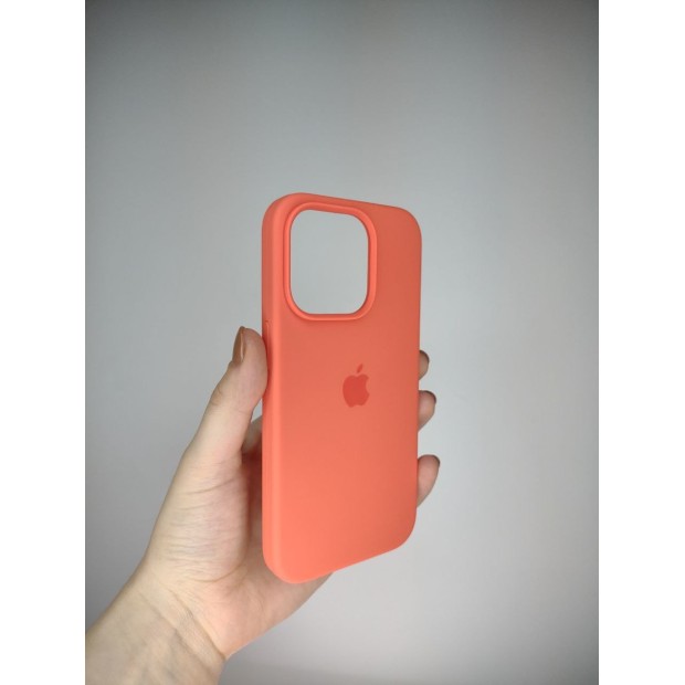 Силикон Original Round Case Apple iPhone 14 Pro (Pink Citrus)
