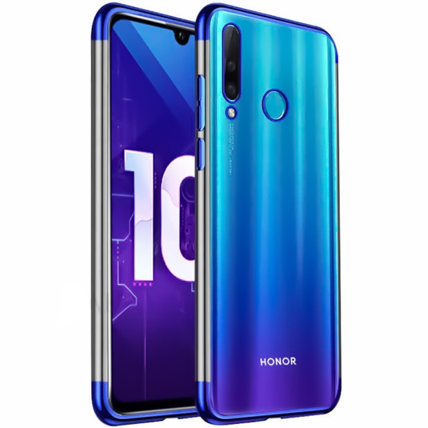 Силиконовый чехол UMKU Line Huawei Honor 10i (Синий)