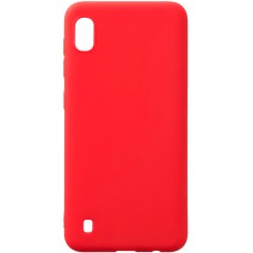 Силиконовый чехол iNavi Color Samsung Galaxy A10 (2019) (Красный)