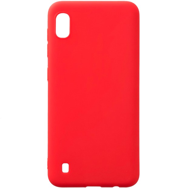 Силиконовый чехол iNavi Color Samsung Galaxy A10 (2019) (Красный)