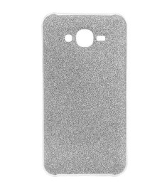 Силиконовый чехол Glitter Samsung Galaxy J5 (2015) J500 (серебрянный)