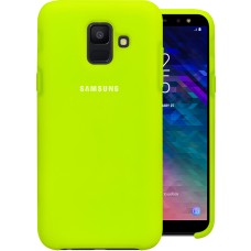 Силиконовый чехол Original Case Samsung Galaxy A6 (2018) A600 (Салатовый)