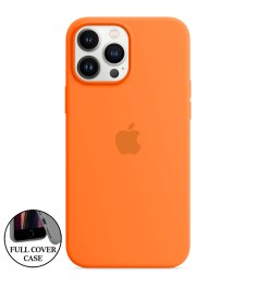 Силикон Original Round Case Apple iPhone 13 Pro Max (18) Orange