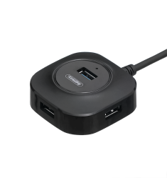 Переходник USB HUB Remax RU-U8 Fonye (4 USB, MicroUSB)