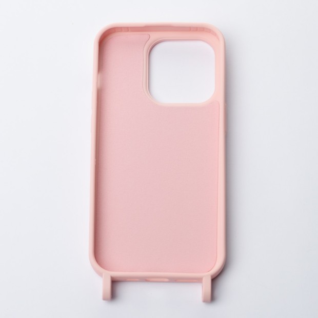 Накладка Cord Case Apple IPhone 15 (Розовый)