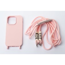 Накладка Cord Case Apple IPhone 15 (Розовый)