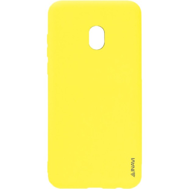 Силиконовый чехол iNavi Color Samsung Galaxy J7 (2017) J730 (желтый)