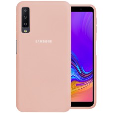 Силиконовый чехол Original Case Samsung Galaxy A7 (2018) A750 (Бежевый)