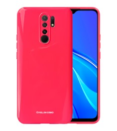 Силикон Molan Shining Xiaomi Redmi 9 (Светло-красный)