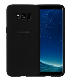Силикон Original 360 Case Logo Samsung Galaxy S8 (Чёрный)