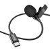 Микрофон петличный Hoco L14 Type-C (Чёрный)