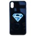 Накладка Luminous Glass Case Apple iPhone XR (Superman)