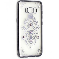 Силиконовый чехол Kingxbar Diamond Huawei Y3 2017 (Герб, Серый)