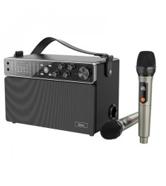 Портативная акустика Hoco BS50 Double Mic Karaoke (Black)