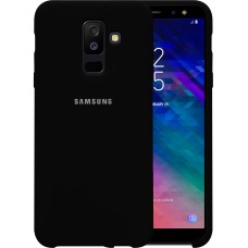 Силикон Original Case HQ Samsung Galaxy A6 Plus (2018) A605 (Чёрный)