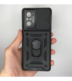 Бронь-чехол Ring Armor ShutCam Case Xiaomi Redmi Note 10 Pro / 10 Pro Max (Черны..