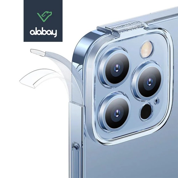 Силиконовый чехол Alabay для Apple iPhone 16 (Прозрачный)