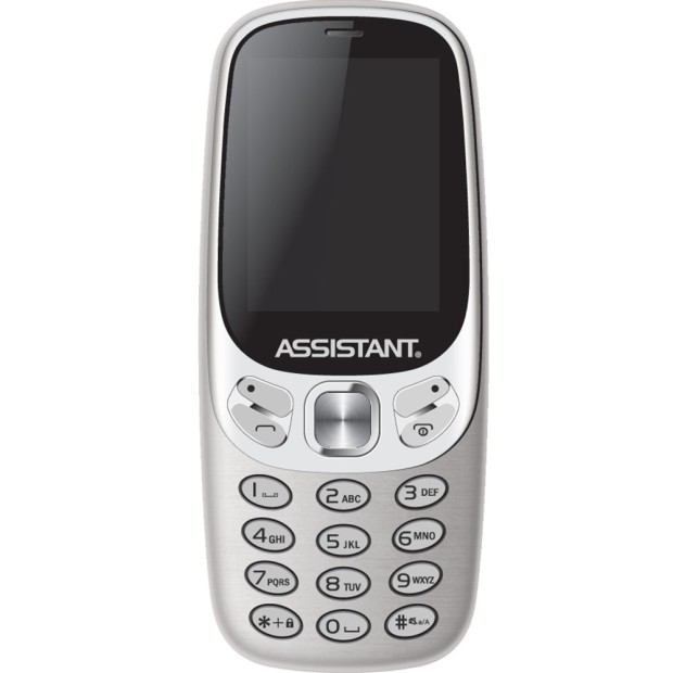 Мобильный телефон Assistant AS-203 (Silver)