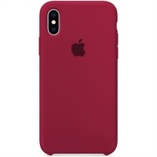 Силиконовый чехол Original Case Apple iPhone X / XS (04) Rose Red
