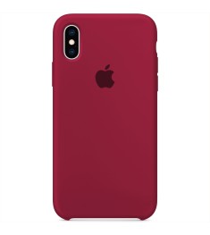 Силикон Original Case Apple iPhone X / XS (04) Rose Red