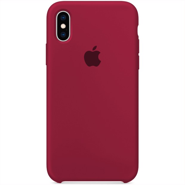 Чехол Силикон Original Case Apple iPhone X / XS (04) Rose Red