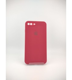 Силикон Original Square RoundCam Case Apple iPhone 7 Plus / 8 Plus (04) Rose Red..