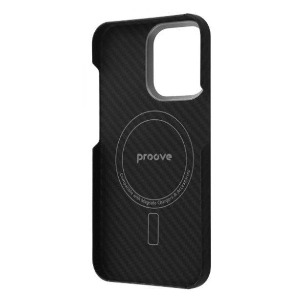 Накладка Proove Carbon Slim MagSafe Apple iPhone 14 Pro (Black)