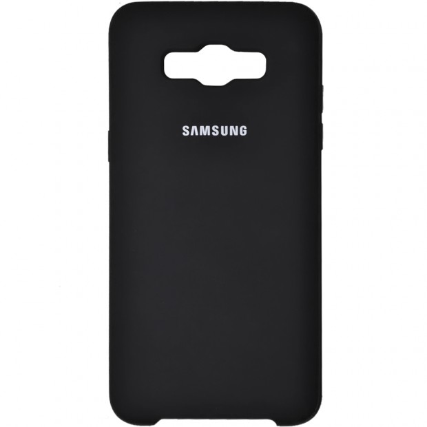 Силиконовый чехол Original Case Samsung Galaxy J5 (2016) J510 (Чёрный)