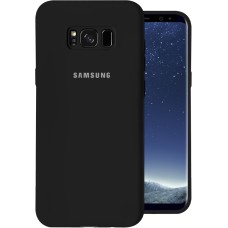 Силикон Original 360 Case Logo Samsung Galaxy S8 Plus (Чёрный)