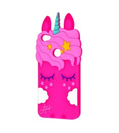 Силиконовый чехол Little Pony Xiaomi Redmi 5 Plus (Малиновый)