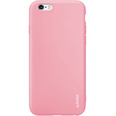 Силиконовый чехол iNavi Color Apple iPhone 6 / 6s (розовый)