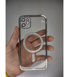 Чехол UMKU Shining with MagSafe Apple iPhone 11 (Silver)