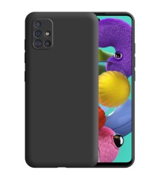 Силикон Original ShutCam Samsung Galaxy A51 (2020) (Чёрный)