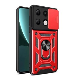 Бронь-чехол Ring Serge Armor ShutCam Case Xiaomi Redmi Note 13 4G (Красный)