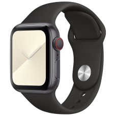 Ремешок Apple Watch Silicone 38 / 40 / 41mm (07) Black