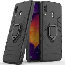 Бронь-чехол Ring Armor Case Samsung Galaxy A20 / A30 (2019) (Чёрный)