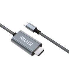 Кабель Walker WHD-57 (HDMI - Type-C) (2m)