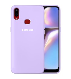 Силикон Original 360 Case Logo Samsung Galaxy A10s (2019) (Фиалковый)